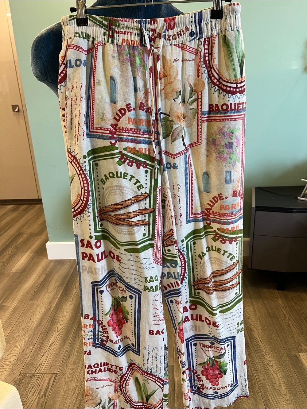 Rachel Zoe Multicolor Printed Straight Leg Pants